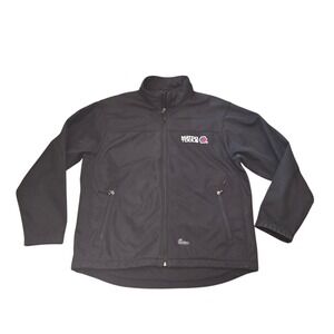 Berne X Matco Tools Mens Black Softshell Jacket Full Zip Workwear MJS18BK Large